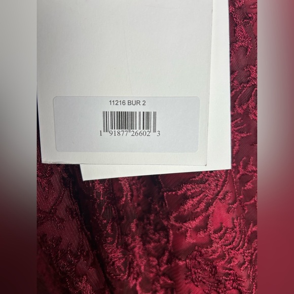 Mac Duggal 11216 EMBELLISHED ILLUSION CAP SLEEVE A LINE GOWN - Picture 6 of 6